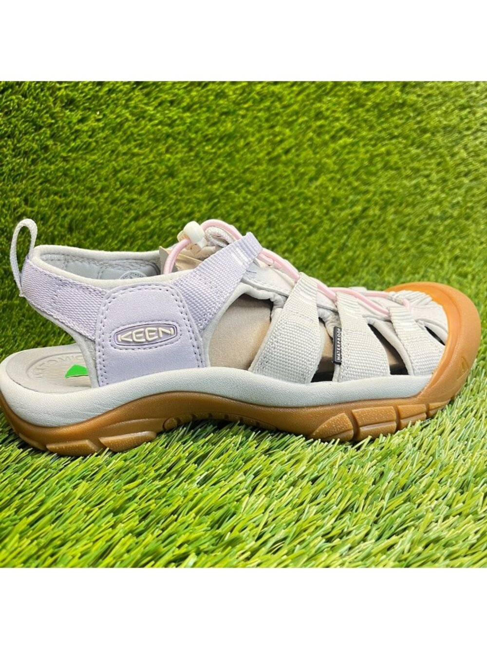 Keen Newport H2 Womens Size 9 Gray Purple Gum Outdoor Waterproof Hiking Sandals